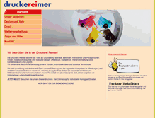 Tablet Screenshot of druckerei-reimer.de